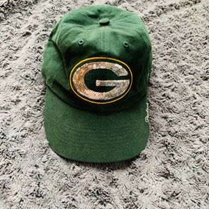 Greenbay Packers fitted sequin bling hat